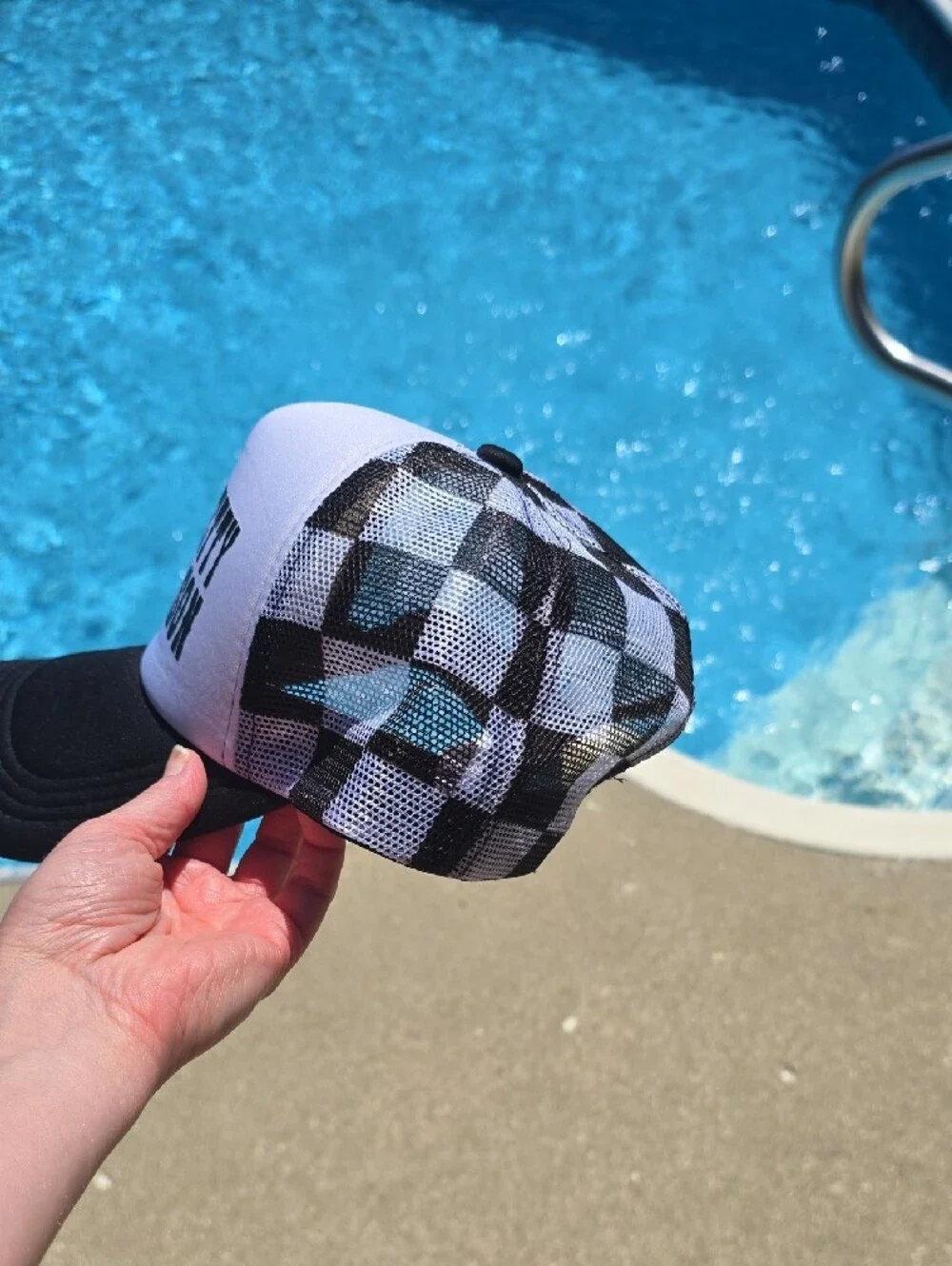 White & Black Trucker Hat - 